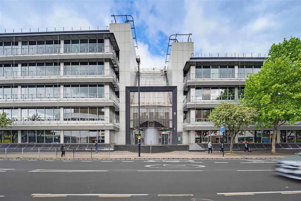 Apartment building facade, block of apartments