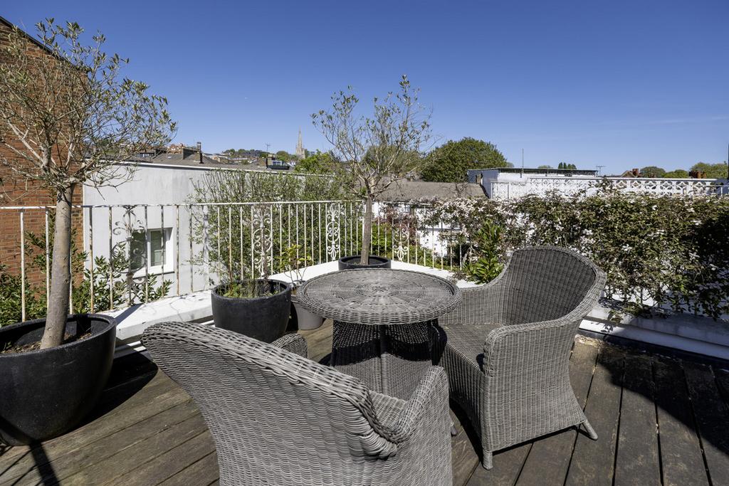 Roof terrace view, roof terrace