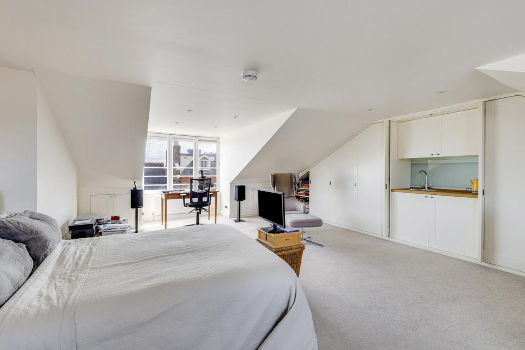Studio apartment interior, studio