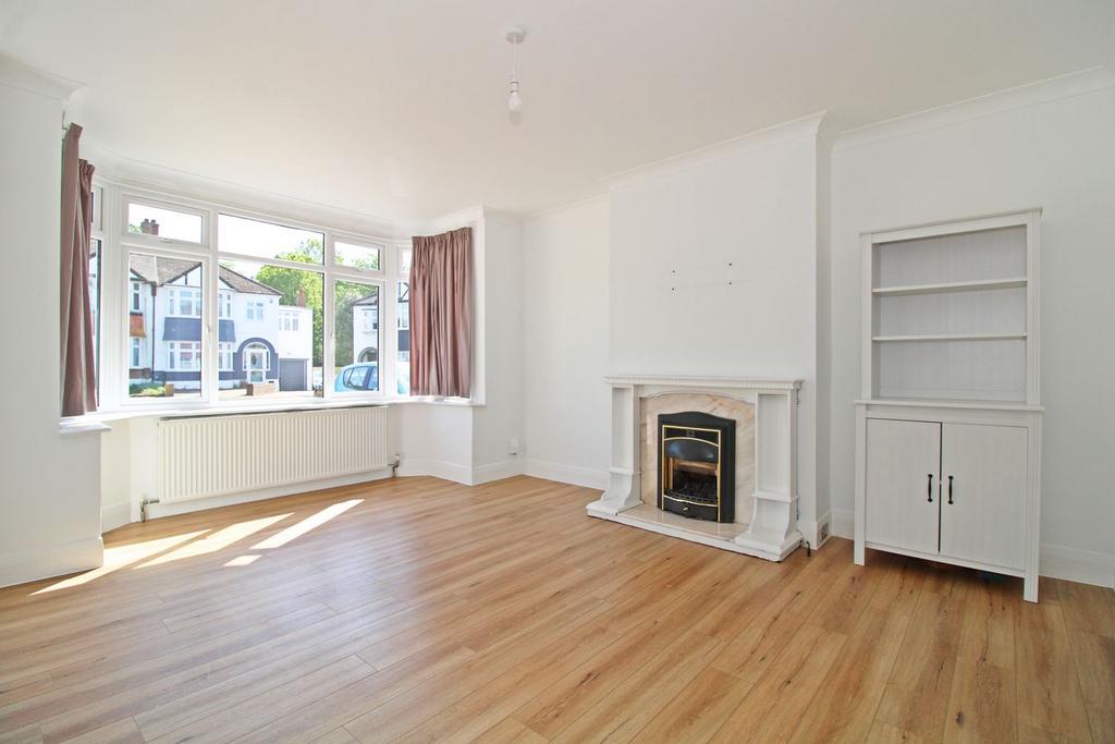 Living room, fireplace