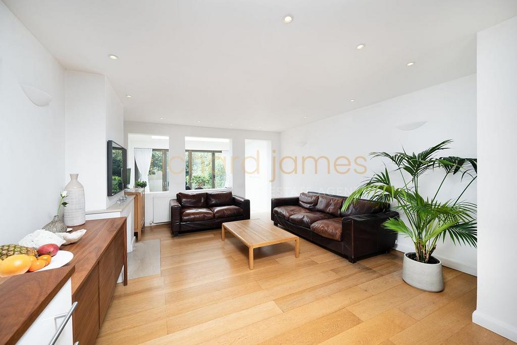 Open-plan living area, open plan living