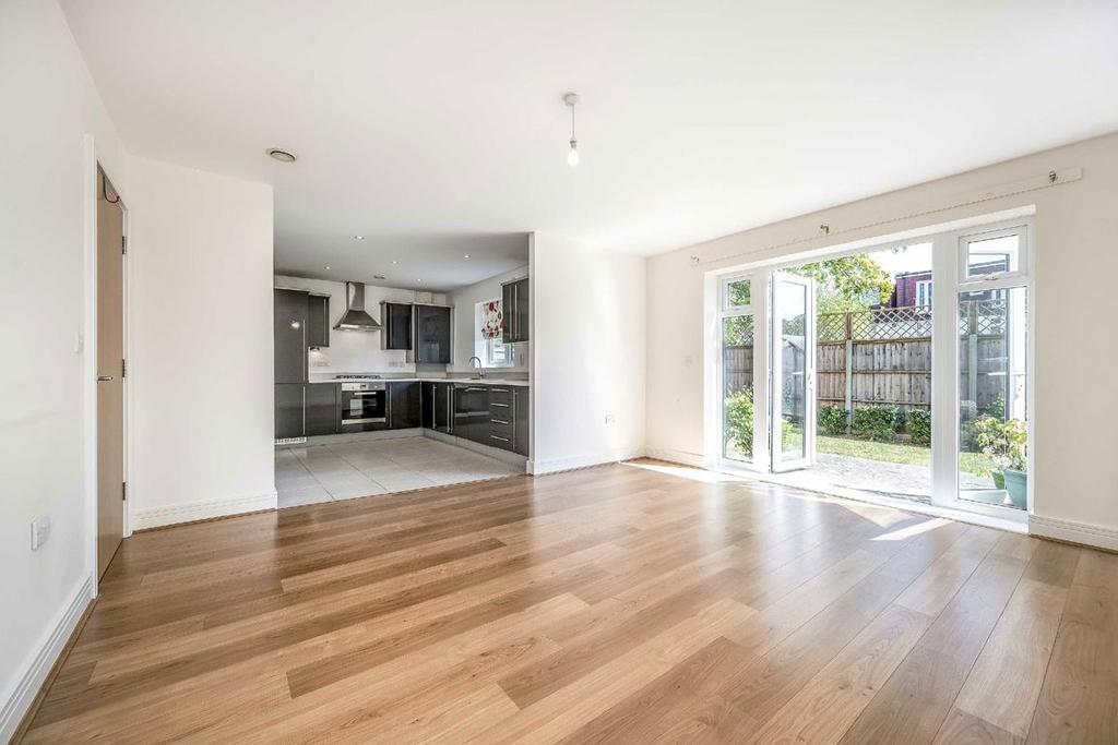 Open-plan living area, open plan living