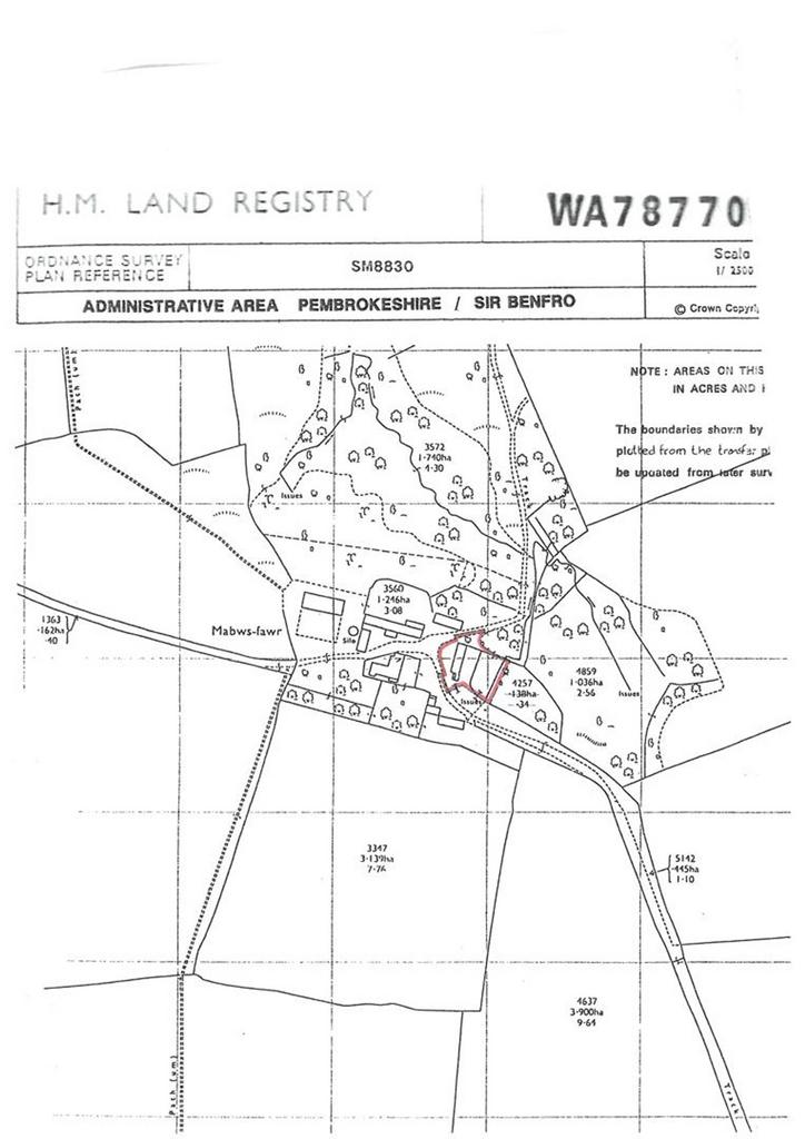 Mathry Area Map 2 Mabws Fawr, Mathry 4 bed barn conversion for sale - £475,000