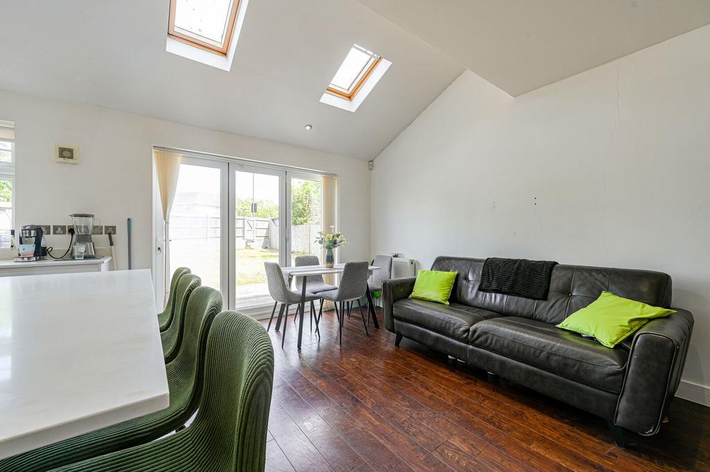 Open-plan living area, open plan living