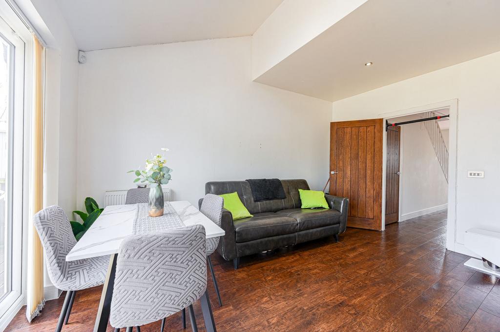 Open-plan living area, open plan living