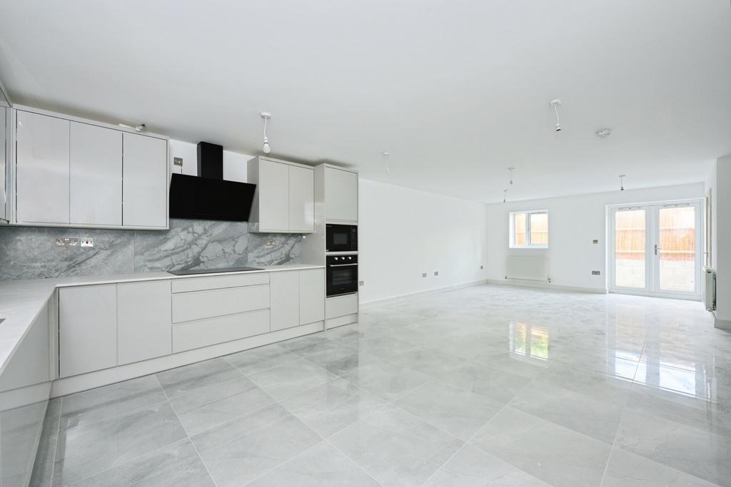 Kitchen, open plan living
