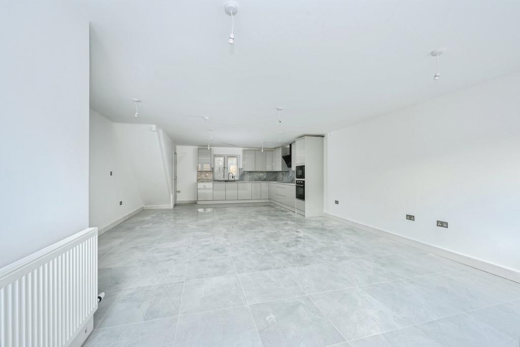 Open-plan living area, open plan living