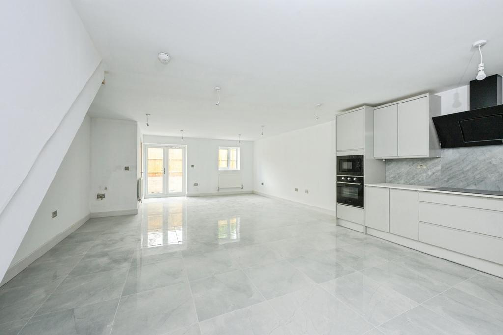 Open-plan living area, open plan living