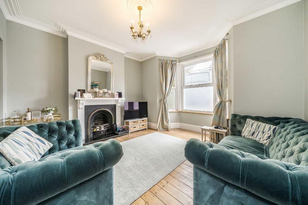 Living room, fireplace
