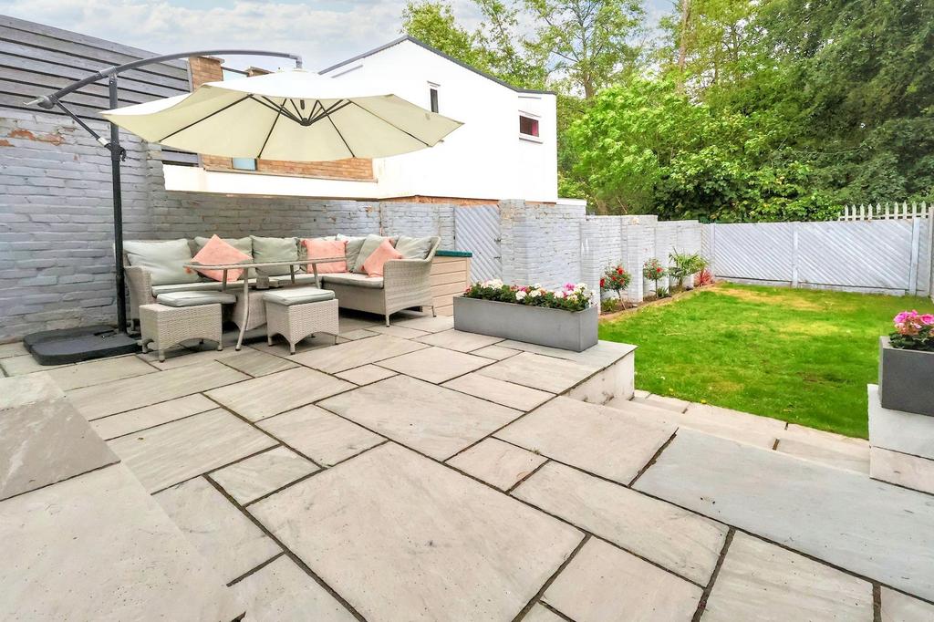 Patio view, garden