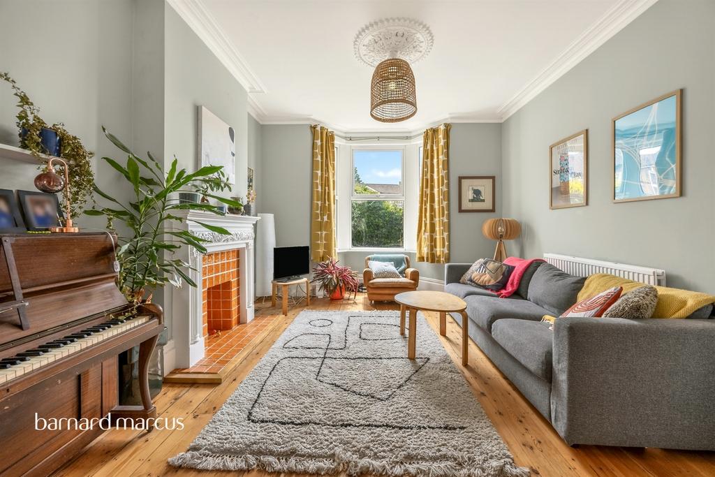 Living room, fireplace