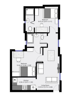 2 bedroom house to rent, Gresham Street, Lincoln LN1