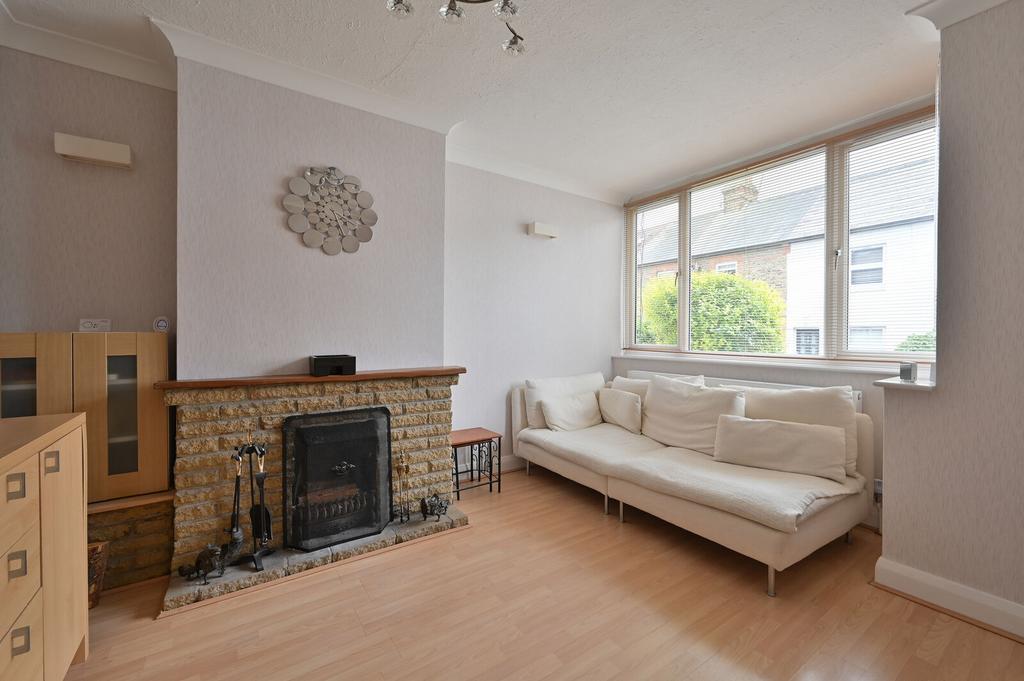 Living room, fireplace