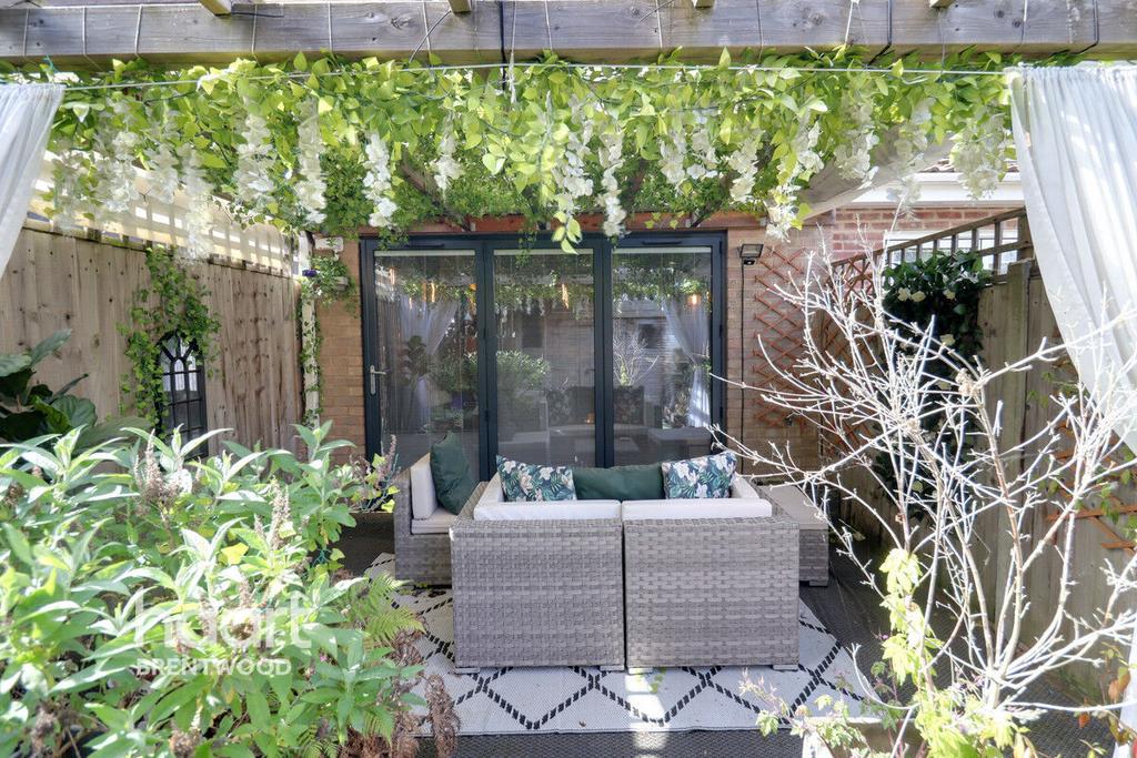 Patio view, garden