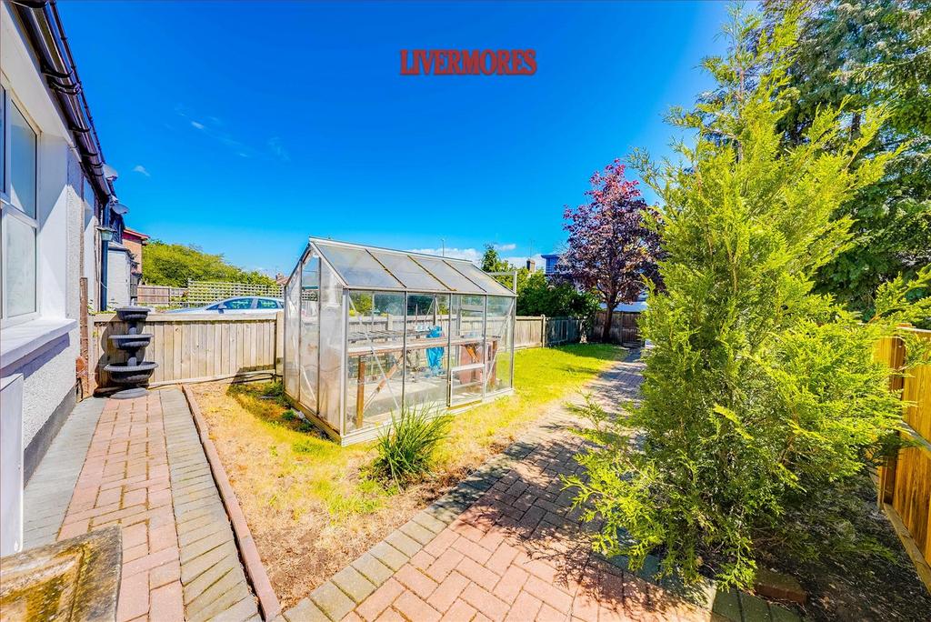Garden view, out buildings