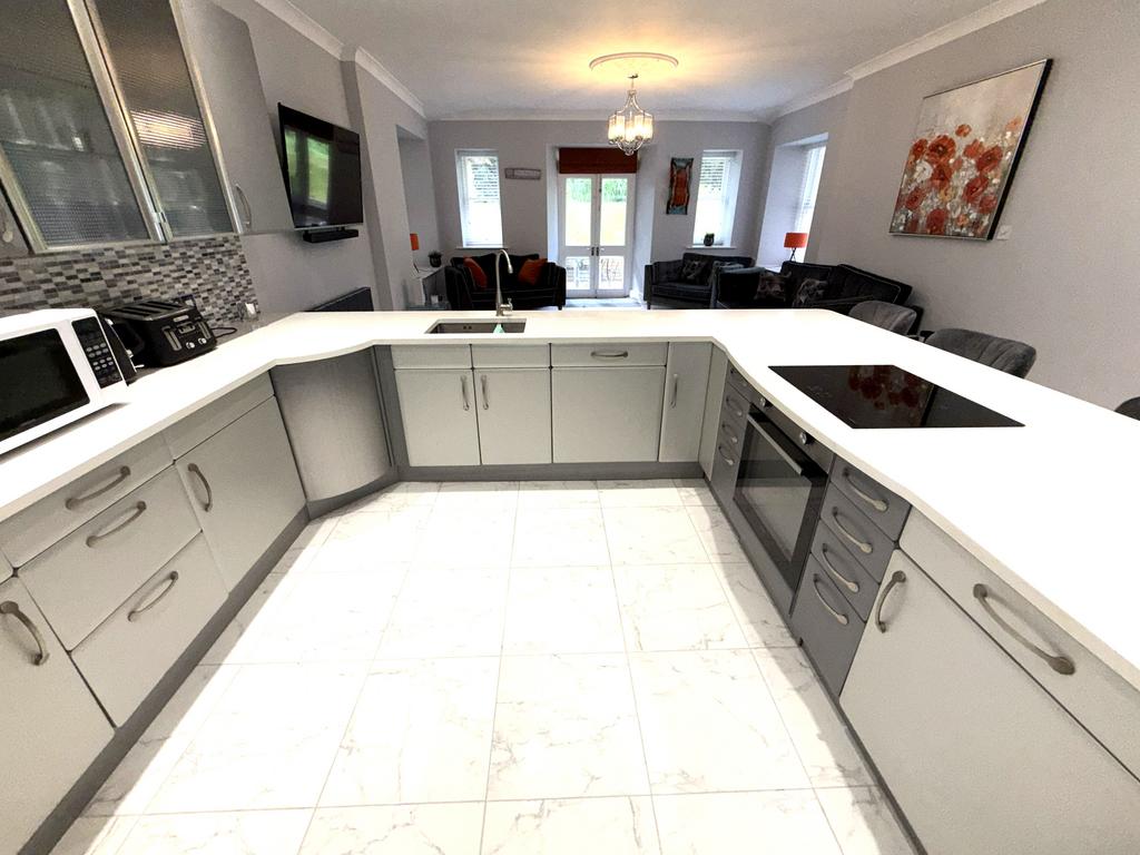 Kitchen, open plan living