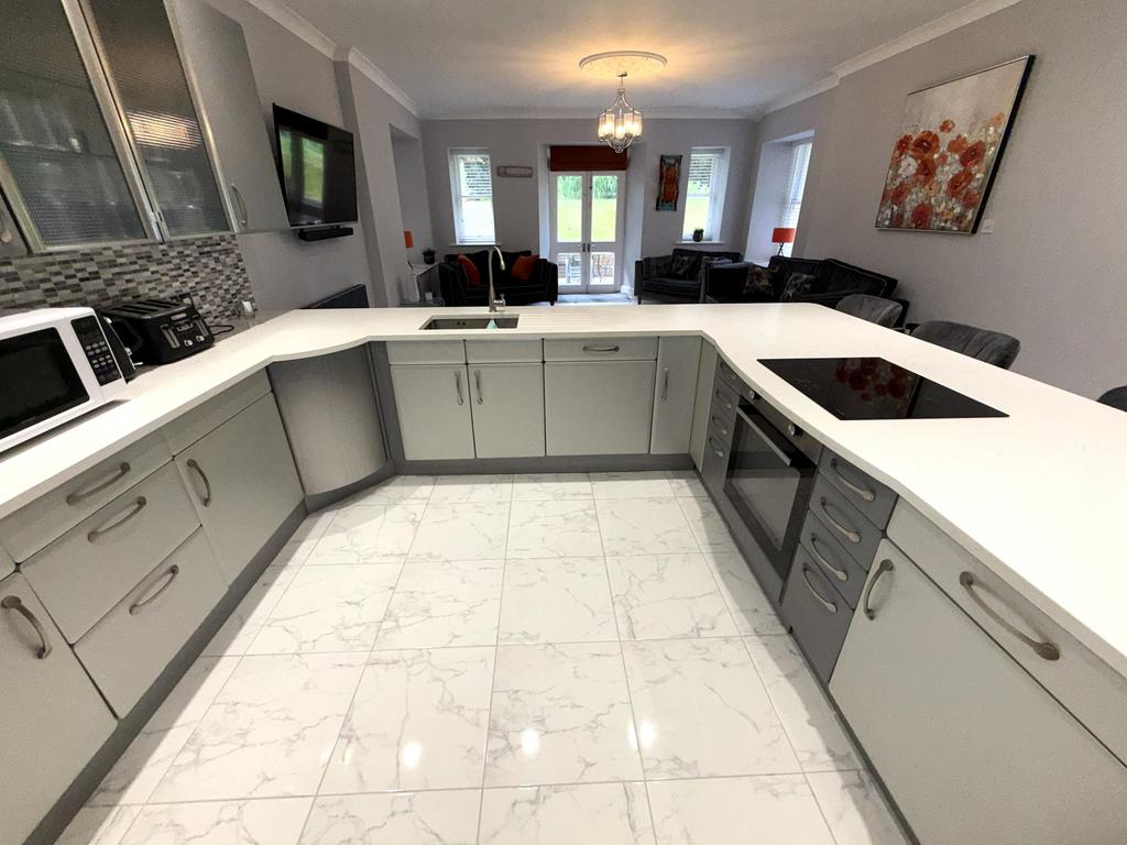 Kitchen, open plan living