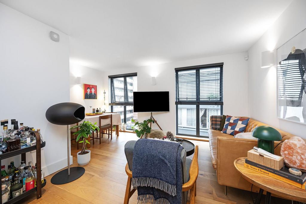 Open-plan living area, open plan living