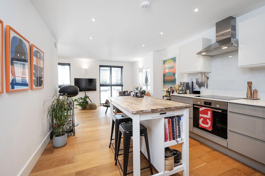 Open-plan living area, open plan living