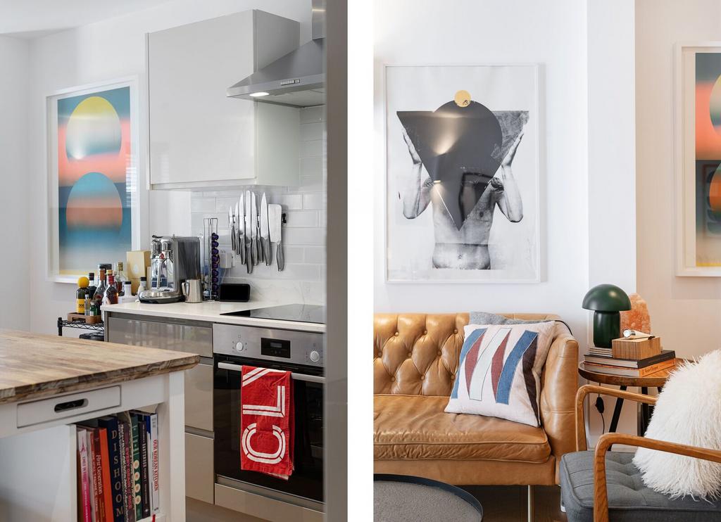 Open-plan living area, open plan living