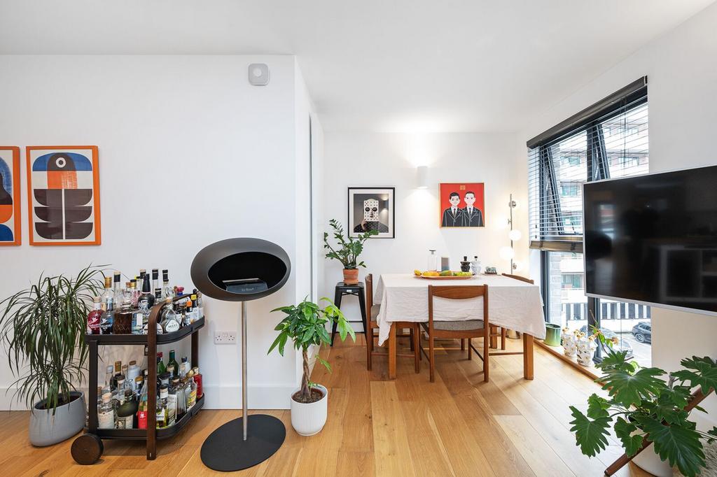 Open-plan living area, open plan living