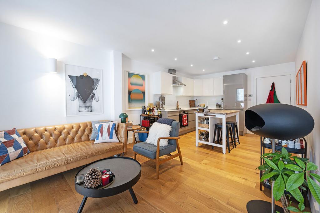 Open-plan living area, open plan living