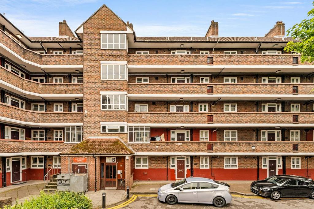 Apartment building facade, block of apartments