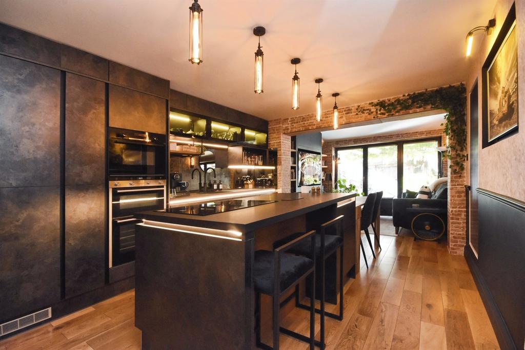 Open-plan living area, open plan living