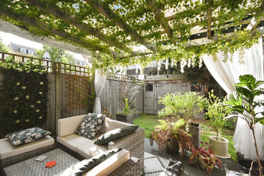 Patio view, garden