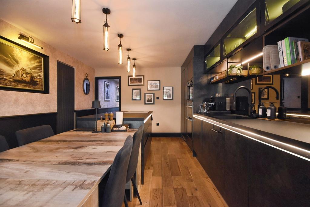 Open-plan living area, open plan living