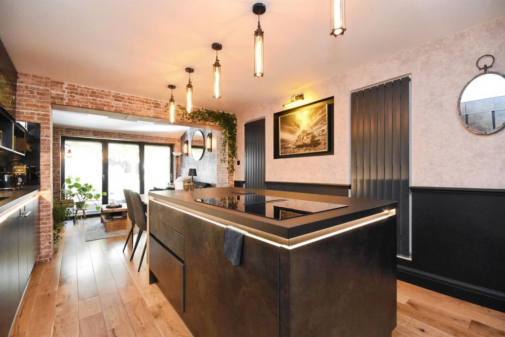 Open-plan living area, open plan living