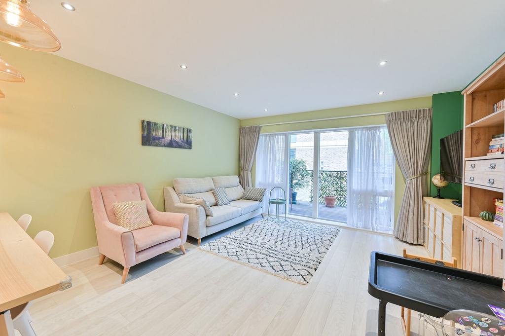 Open-plan living area, open plan living