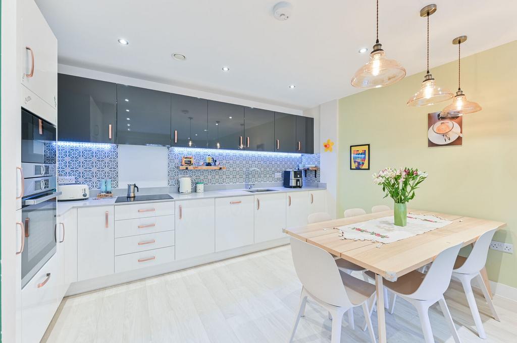 Open-plan living area, open plan living