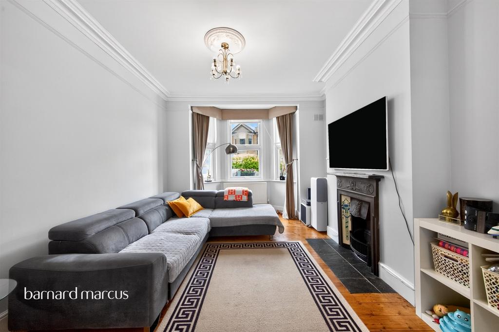 Living room, fireplace