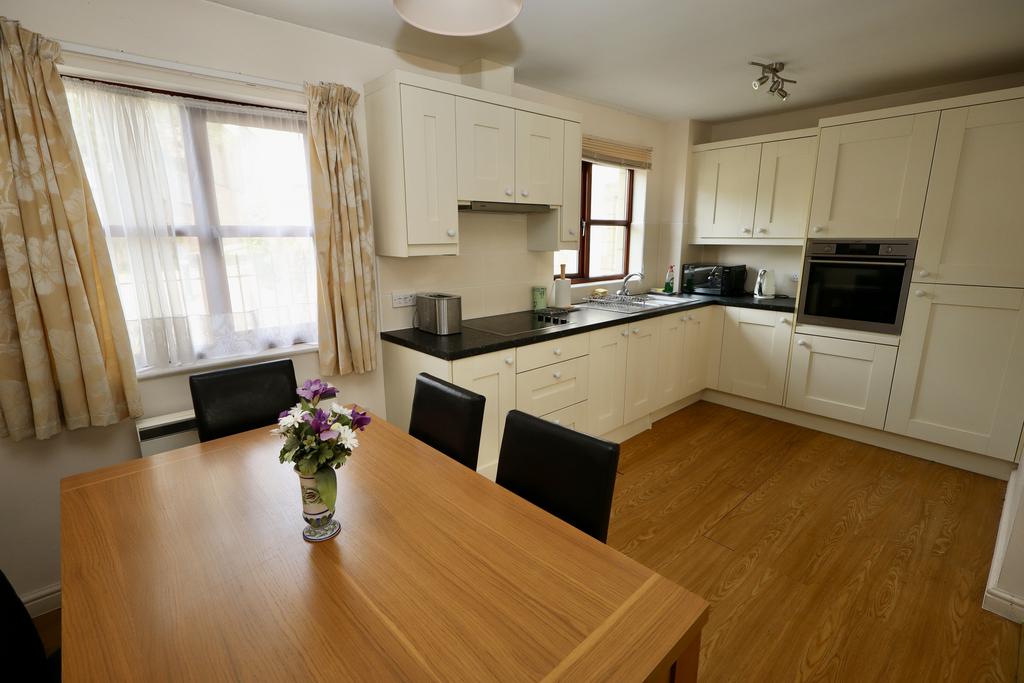 Dining area and kitchen