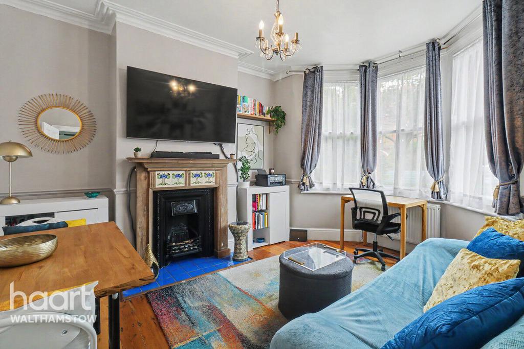 Living room, fireplace