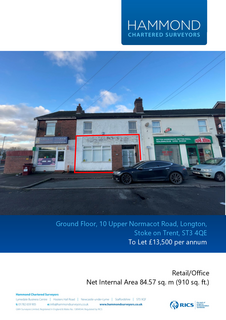 Retail property (high street) to rent, 10 Upper Normacot Rd Stoke On Trent ST3 4QE