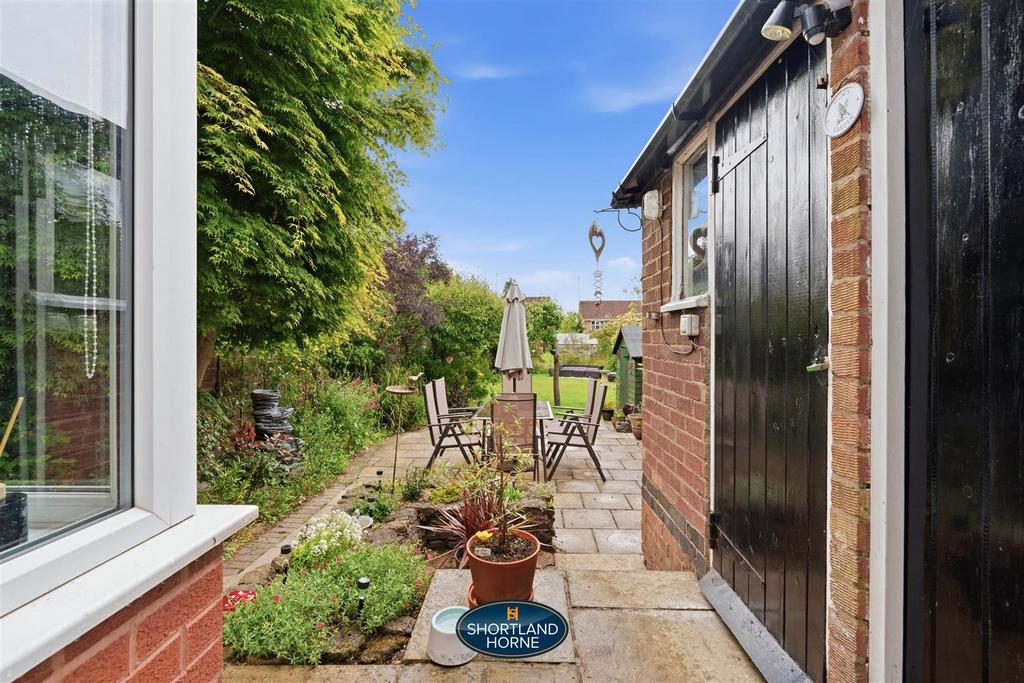 Patio view, garden