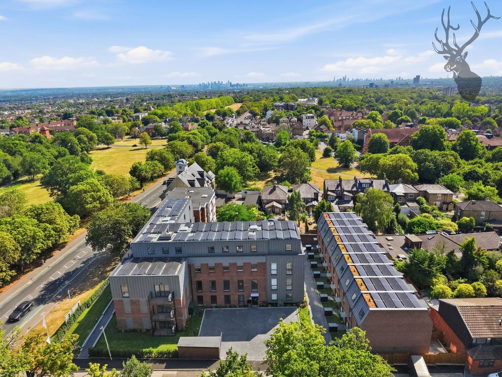 Aerial view, land