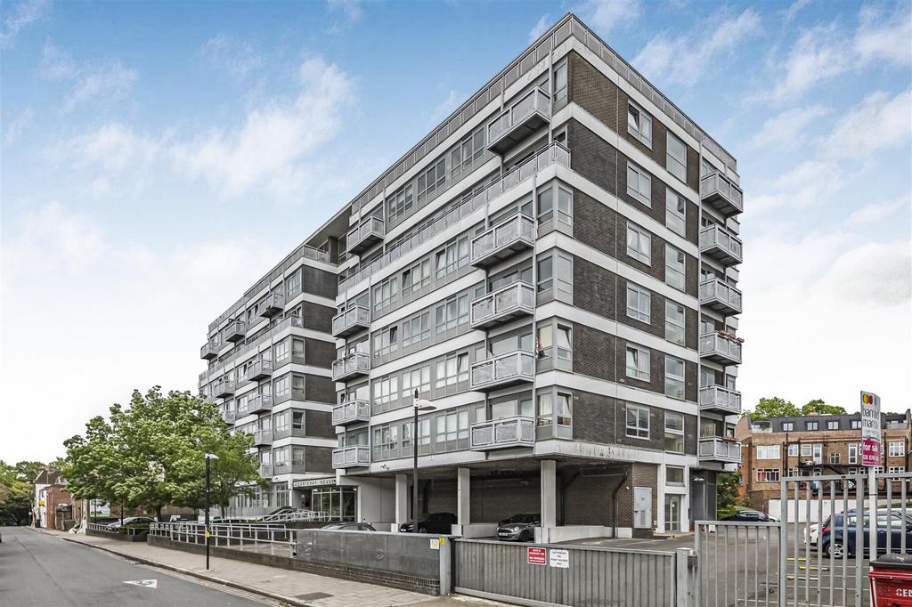 Apartment building facade, block of apartments