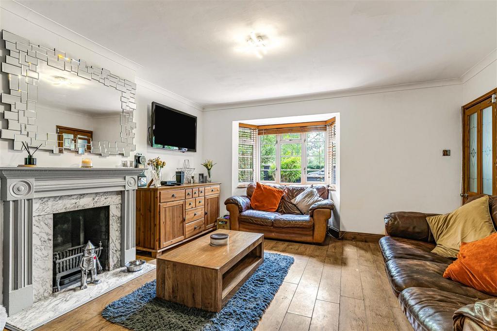 Living room, fireplace