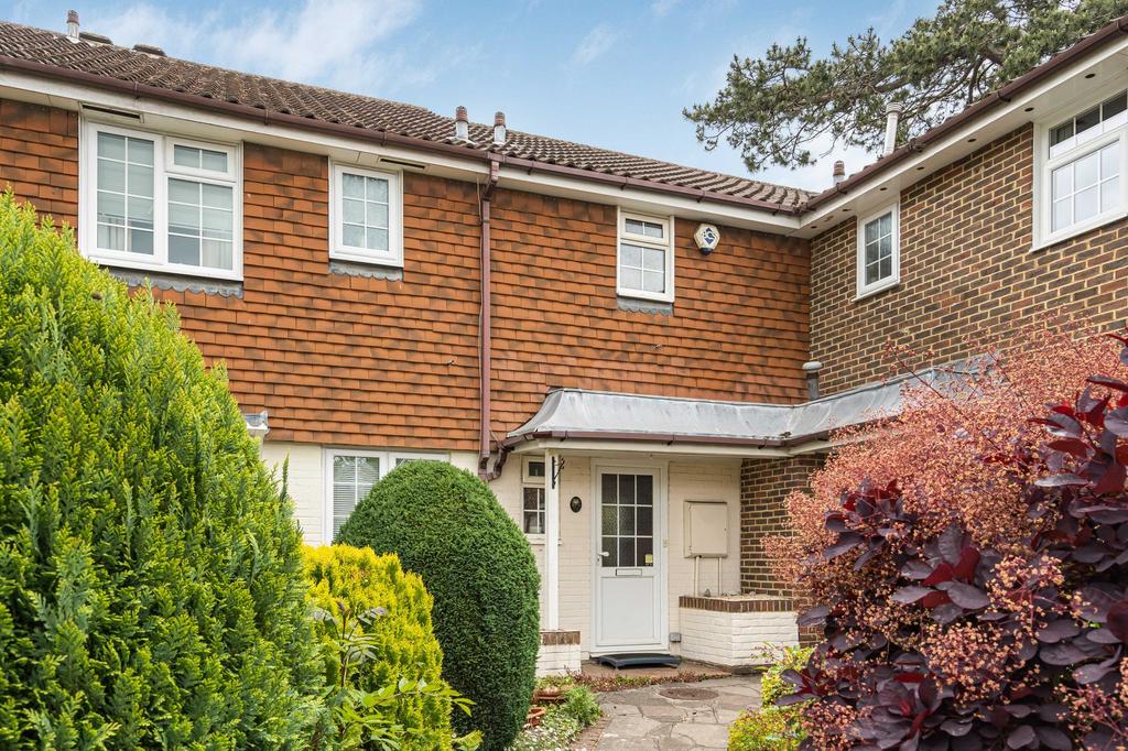 Semi-detached house exterior, garden