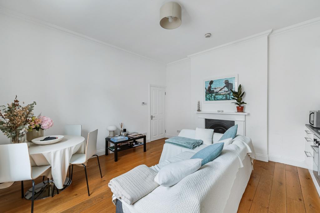 Open-plan living area, open plan living