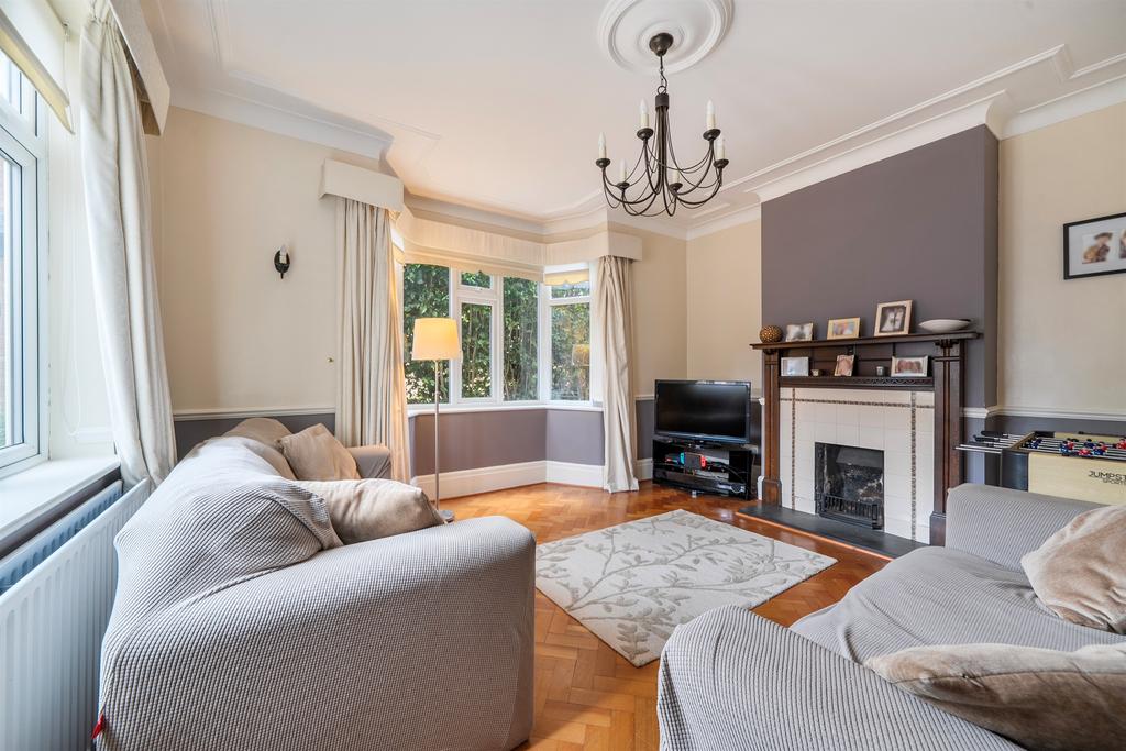 Living room, fireplace