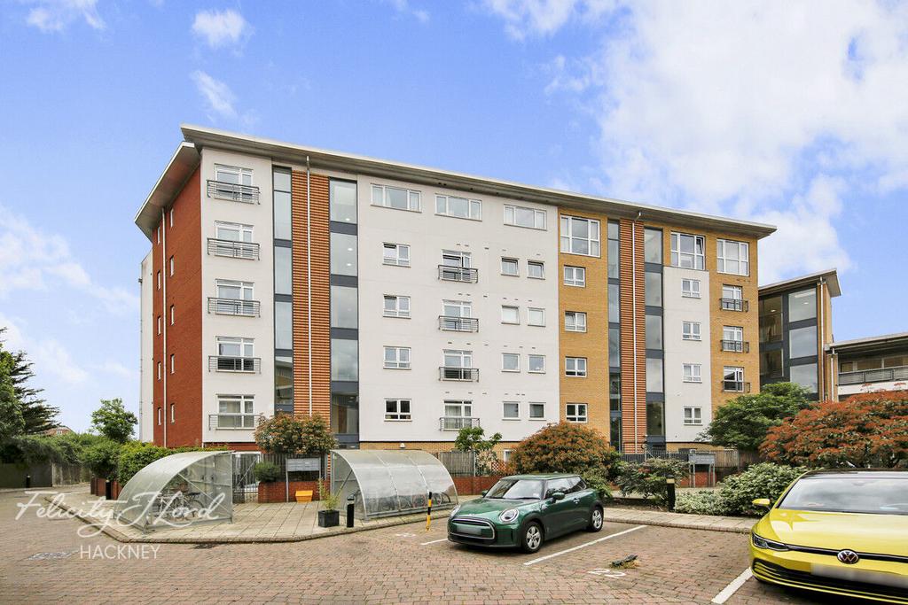 Apartment building facade, block of apartments
