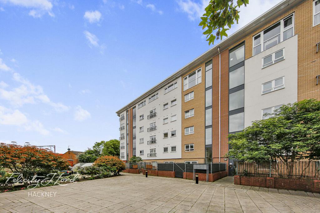 Apartment building facade, block of apartments