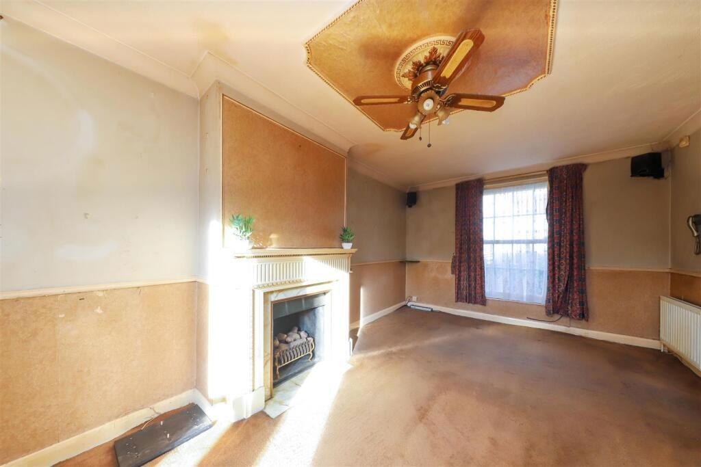 Living room, fireplace