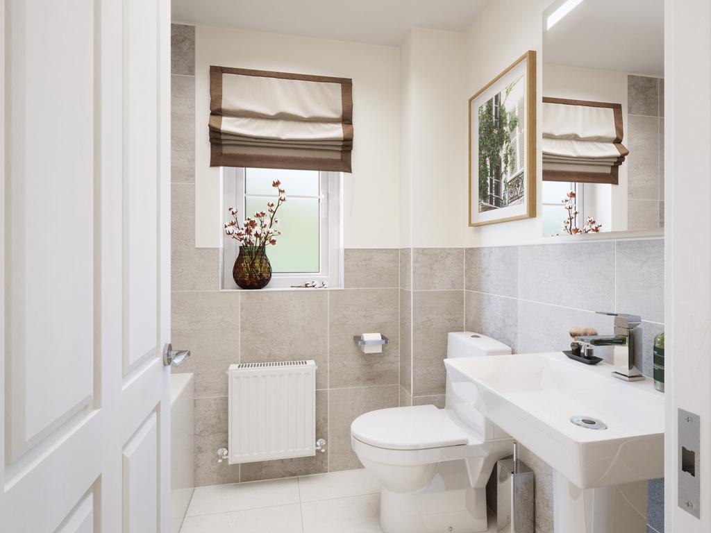 White ensuite