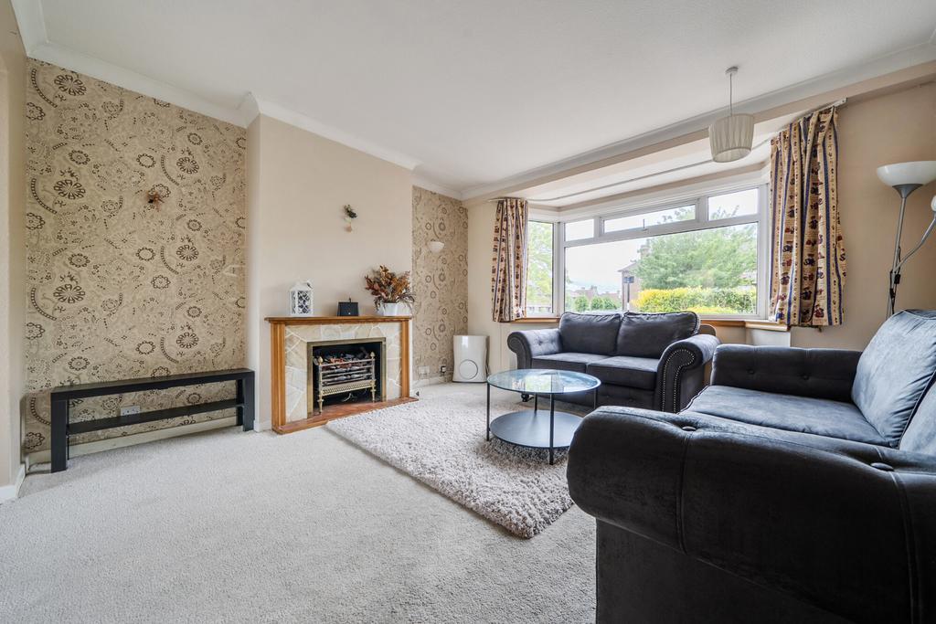 Living room, fireplace