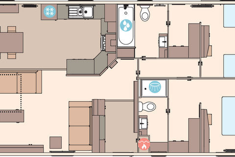 2 bedroom lodge for sale, Two Bed ABI Superior Lodge (40x20) 2024 Marlie Holiday Park, New Romney TN28